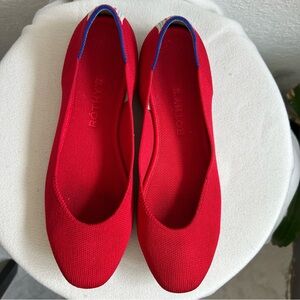 Rothy's Women's Red and Blue Flats